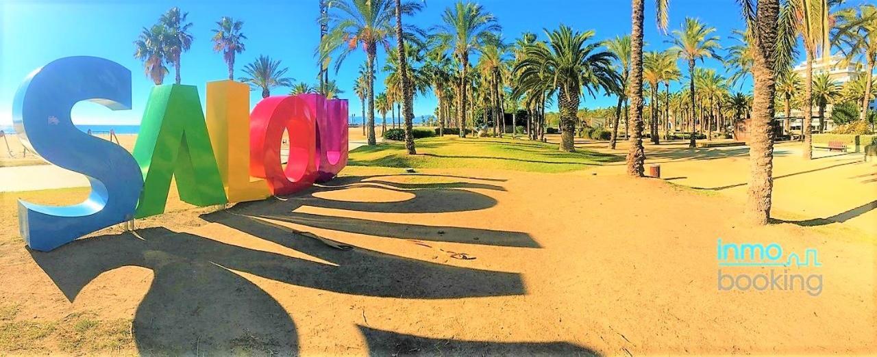 Sun Beach La Palmera, Climatizado Y Cerca De La Playa سالو المظهر الخارجي الصورة